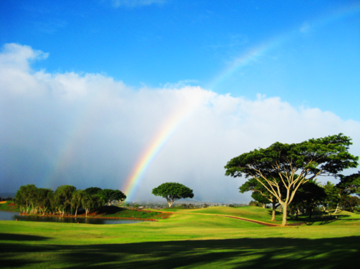 rainbow at royal kunia golf course